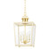 June Four Light Lantern in Aged Brass (428|H737704SAGBSCR)