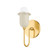 Delilah One Light Wall Sconce in Aged Brass (428|H732101AGBCAI)