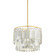 Melisa Three Light Pendant in Aged Brass (428|H715803AGB)