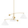 Birdie Three Light Chandelier in Aged Brass (428|H696803AGB)