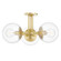 Meadow Three Light Semi Flush Mount in Aged Brass (428|H503603AGB)