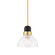 Camile One Light Pendant in Aged Brass (428|H482701SAGB)