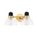 Camile Two Light Bath and Vanity in Aged Brass (428|H482302AGB)