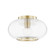 Maggie One Light Flush Mount in Aged Brass (428|H418501AGB)