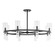 Tabitha LED Chandelier in Soft Black (428|H384816SBK)