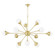 Ariana LED Chandelier in Aged Brass (428|H375812AGB)