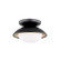 Cadence LED Semi Flush Mount in Black Lustro/Gold Leaf Combo (428|H368601SBLKGL)