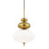 Elsie One Light Pendant in Aged Brass (428|H347701AGB)