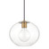 Margot One Light Pendant in Aged Brass (428|H270701LAGB)