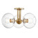 Margot Three Light Semi Flush Mount in Aged Brass (428|H270603AGB)