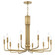 Brigitte Ten Light Chandelier in Aged Brass (428|H261810AGB)