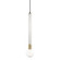 Pippin One Light Pendant in Aged Brass (428|H256701AGB)