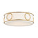 Jade Three Light Flush Mount in Gold Leaf (428|H236503GL)