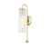 Skye One Light Wall Sconce in Aged Brass (428|H222101AGB)