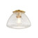 Maya One Light Flush Mount in Aged Brass (428|H216501SAGB)