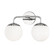 Paige Two Light Bath and Vanity in Polished Nickel (428|H193302PN)