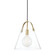 Karin One Light Pendant in Aged Brass (428|H162701LAGB)