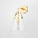 Karin One Light Wall Sconce in Aged Brass (428|H162101AGB)