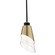 Angie LED Pendant in Aged Brass/Black (428|H130701AGBBK)