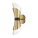 Angie LED Wall Sconce in Aged Brass/Black (428|H130102AGBBK)