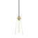 Anya One Light Pendant in Aged Brass (428|H112701AGB)