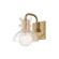 Riley One Light Bath and Vanity in Aged Brass (428|H111301AGB)