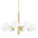 Stella Eight Light Chandelier in Aged Brass (428|H105808AGB)