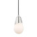 Cora One Light Pendant in Polished Nickel (428|H101701PN)