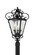 Brixton Ivy Two Light Outdoor Post Mount in Coal W/Honey Gold Highlight (7|9335661)
