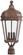 Harrison Three Light Post Mount in Vintage Rust (7|869661)