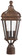 Harrison Three Light Post Mount in Vintage Rust (7|869561)