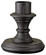 Mounts and Posts Pier Mount in Sand Coal With Silver Accents (7|791032)