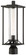 Trescott One Light Post Mount in Black (7|7247666)