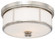 Three Light Flush Mount in Polished Nickel (7|6368613)