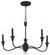 Halifax County Five Light Chandelier in Textured Black (7|6255076)