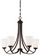 Overland Park Five Light Chandelier in Vintage Bronze (7|4965284)