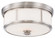 Harbour Point Two Light Flush Mount in Brushed Nickel (7|436584)