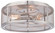 Downtown Edison Three Light Flush Mount in Brushed Nickel (7|413384)