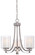 Parsons Studio Three Light Chandelier in Brushed Nickel (7|410384)