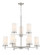 Haisley Nine Light Chandelier in Brushed Nickel (7|409984)