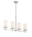 Haisley Four Light Island Pendant in Brushed Nickel (7|409784)