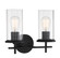 Haisley Two Light Bath Bar in Coal (7|409266A)