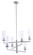 Acacia Six Light Chandelier in Brushed Nickel (7|404684)