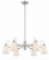 Beckonridge Six Light Chandelier in Brushed Nickel (7|399684)