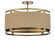 Windward Passage Four Light Semi Flush Mount in Soft Brass (7|3869695)