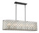 Sheer Elegance Ten Light Island Pendant in Coal (7|286966A)