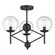 Auresa Three Light Semi Flush Mount in Coal (7|279966A)
