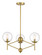 Auresa Three Light Pendant in Soft Brass (7|2796695)