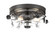 Ponderosa Ridge Two Light Flush Mount in Weathered Spruce w/Silver Highlights (7|2759694)