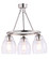 Winsley Three Light Chandelier in Brushed Nickel (7|243784)